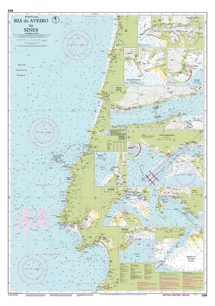 Produktbild: C49 Ria de Aveiro to Sines, Imray Chart