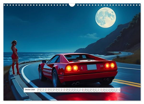 Produktbild: Lack und Leinwand (Wandkalender 2026 DIN A3 quer), CALVENDO Monatskalender