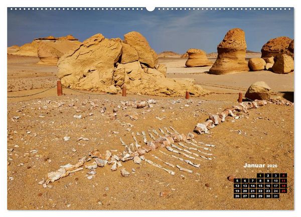 Produktbild: &Auml;gypten &ndash; westliche W&uuml;sten (hochwertiger Premium Wandkalender 2026 DIN A2 quer), Kunstdruck in Hochglanz
