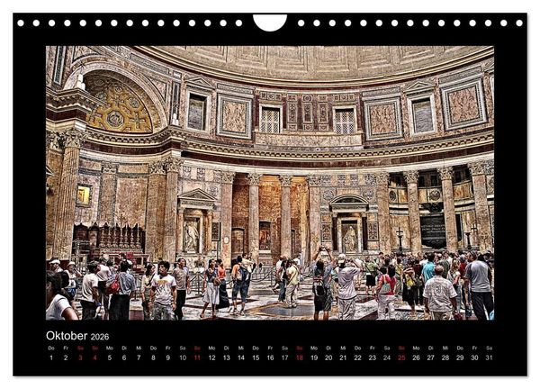 Produktbild: Roma (Wandkalender 2026 DIN A4 quer), CALVENDO Monatskalender