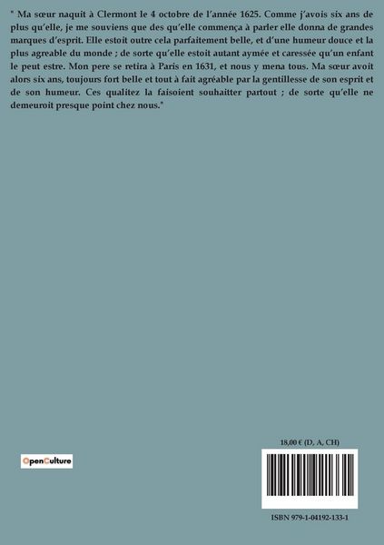 Produktbild: La Vie de Jacqueline Pascal