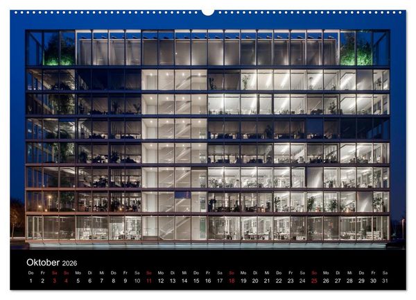 Produktbild: Ruhrlights II - Nachtlichter des Ruhrgebietes (Wandkalender 2026 DIN A2 quer), CALVENDO Monatskalender