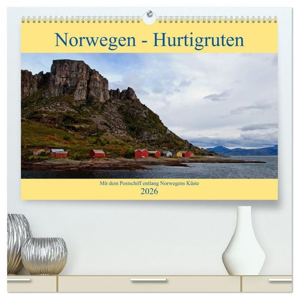 Produktbild: Norwegen - Hurtigruten (hochwertiger Premium Wandkalender 2026 DIN A2 quer), Kunstdruck in Hochglanz