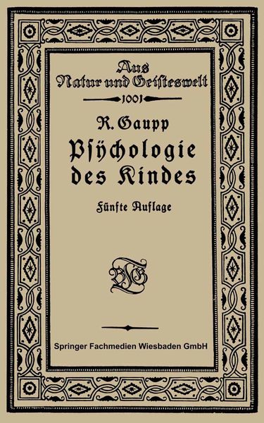 Produktbild: Psychologie des Kindes