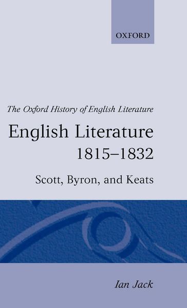 Produktbild: English Literature 1815-1832