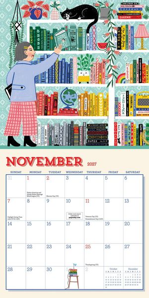 Produktbild: Maguire, H: Book Nerd Mini Wall Calendar 2027