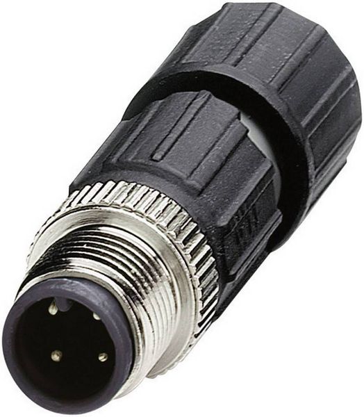 Phoenix Contact 1641691 Sensor-/Aktor-Steckverbinder, unkonfektioniert M12 Stecker, gerade Polzahl Sensoren: 4 1 St.