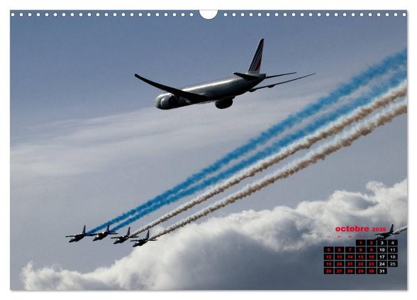 Produktbild: Les ailes fran&ccedil;aises (Calendrier mural 2026 DIN A3 vertical), CALVENDO calendrier mensuel