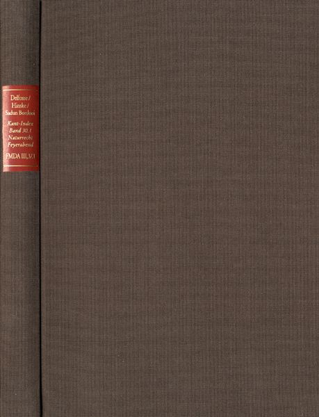 Produktbild: Forschungen und Materialien zur deutschen Aufkl&auml;rung / Abteilung III: Indices. Kant-Index. Section 2: Indices zum Kantschen Ethikcorpus. Band 30.1: Stellenindex und Konkordanz zum &rsaquo;Naturrecht Feyerabend&lsaquo;