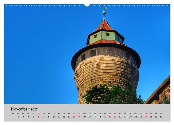 Produktbild: N&uuml;rnberg. Du bist so sch&ouml;n (hochwertiger Premium Wandkalender 2027 DIN A2 quer), Kunstdruck in Hochglanz