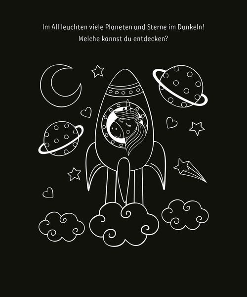 Produktbild: Mein leuchtendes Einhorn-Kritzkratz-Buch