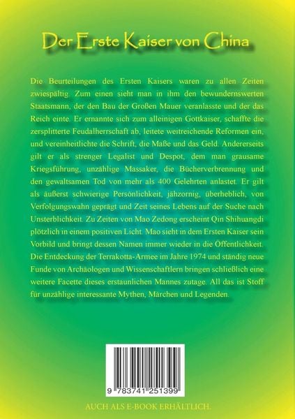 Produktbild: Der Erste Kaiser von China