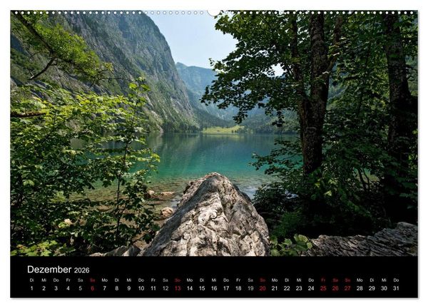 Produktbild: Seen im Gebirge (Wandkalender 2026 DIN A2 quer), CALVENDO Monatskalender