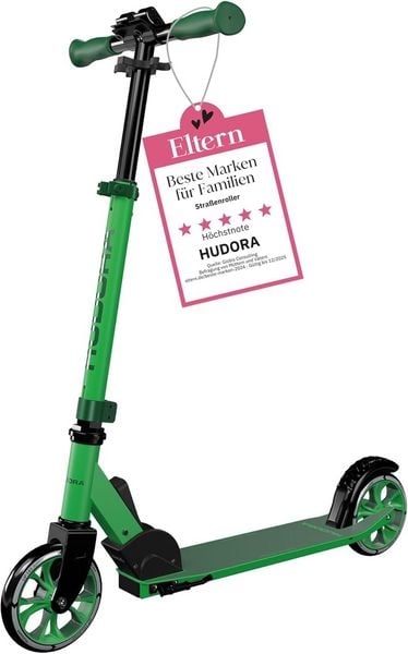 Produktbild: HUDORA 14470 - Scooter Up 145 Junior, pine/grass gr&uuml;n, Alu-Cityroller ab 3 Jahren