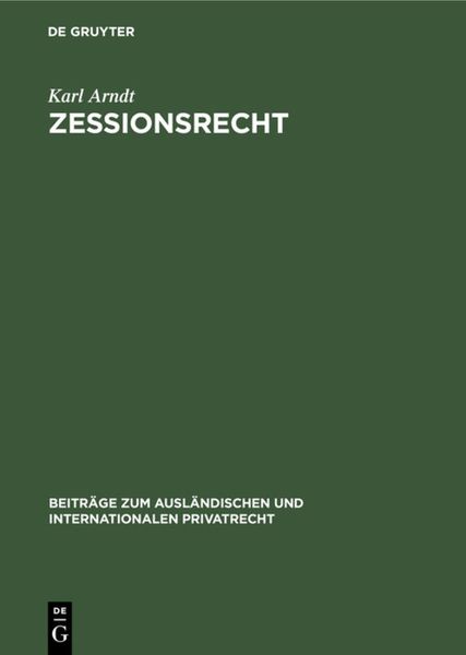 Produktbild: Zessionsrecht