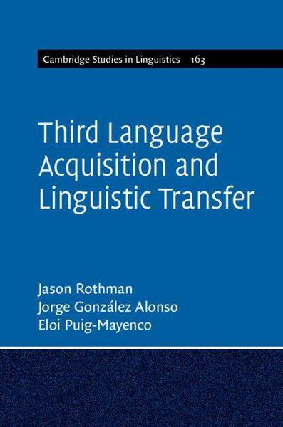 Produktbild: Third Language Acquisition and Linguistic Transfer