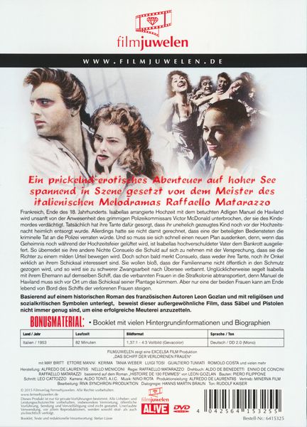 Produktbild: Das Schiff der verlorenen Frauen - filmjuwelen