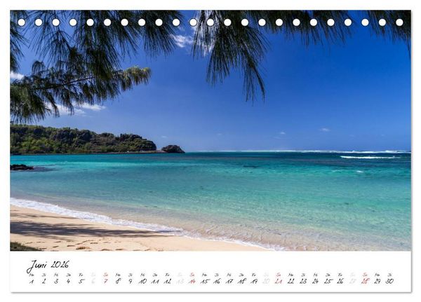 Produktbild: Mauritius - Insel zum Durchatmen (Tischkalender 2026 DIN A5 quer), CALVENDO Monatskalender