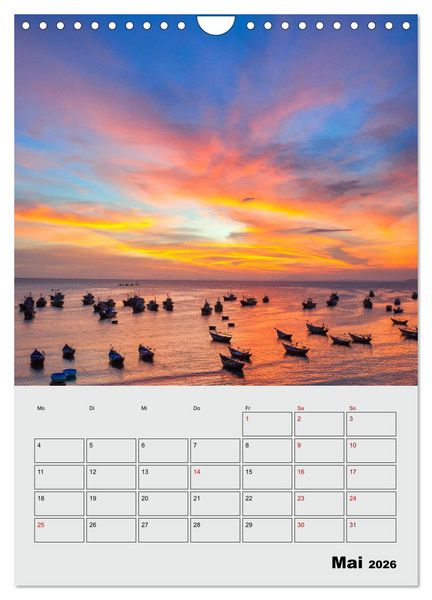 Produktbild: VIETNAM - Mein Urlaubsplaner (Wandkalender 2026 DIN A4 hoch), CALVENDO Monatskalender