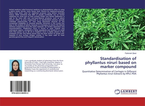 Produktbild: Standardisation of phyllantus niruri based on marker compound