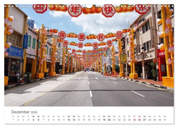 Produktbild: Singapur (Wandkalender 2026 DIN A3 quer), CALVENDO Monatskalender