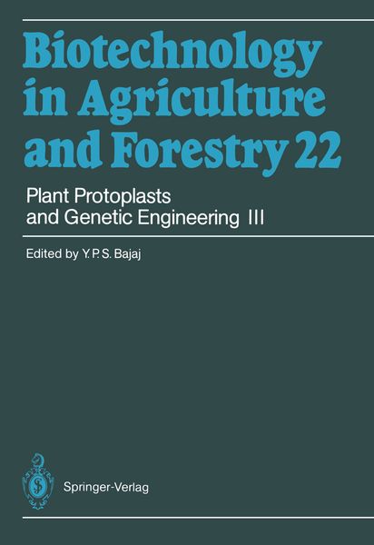 Produktbild: Plant Protoplasts and Genetic Engineering III