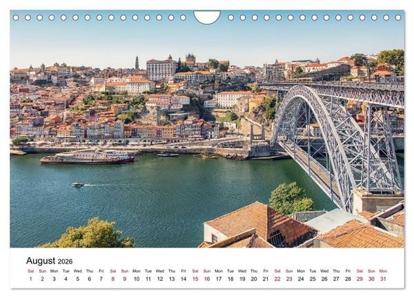Produktbild: Wonderful Portugal (Wall Calendar 2026 DIN A4 landscape), CALVENDO 12 Month Wall Calendar