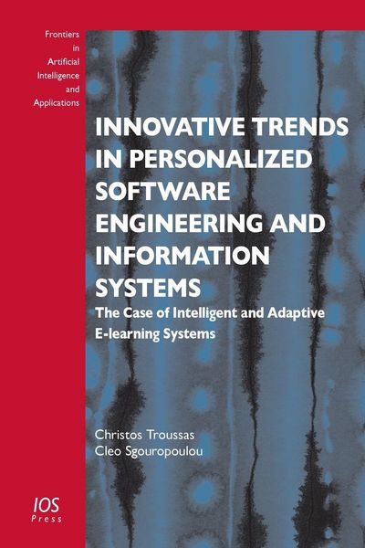 Produktbild: Innovative Trends in Personalized Software Engineering and Information Systems