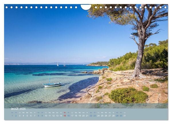 Produktbild: Littoral de la C&ocirc;te d'Azur (Calendrier mural 2026 DIN A4 vertical), CALVENDO calendrier mensuel