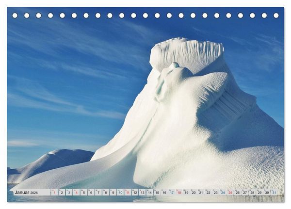 Produktbild: Bezauberndes, eisiges Gr&ouml;nland (Tischkalender 2026 DIN A5 quer), CALVENDO Monatskalender