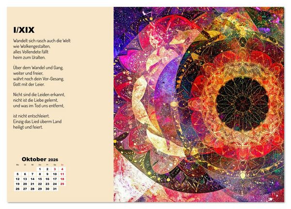 Produktbild: Orpheus' Leier (Wandkalender 2026 DIN A2 quer), CALVENDO Monatskalender