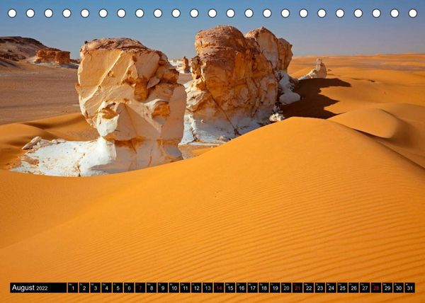 Produktbild: Sand, Felsen und Packeis. Wei&szlig;e W&uuml;ste (Tischkalender 2022 DIN A5 quer)