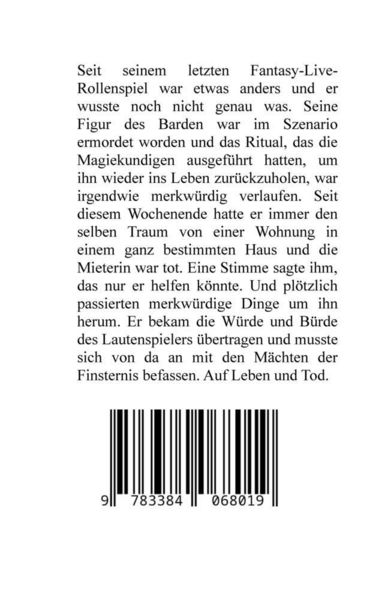 Produktbild: Rogolf der Barde, Live-Rollenspiel, Zwerge, Magier, Rituale, Laute, Dolche, Kurzschwert, R&auml;ucherwerk, R&uuml;gen, Verrat, Macht der Finsternis, D&auml;monen