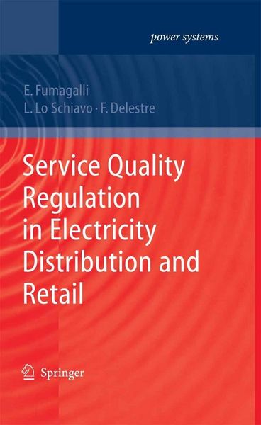 Produktbild: Service Quality Regulation in Electricity Distribution and Retail