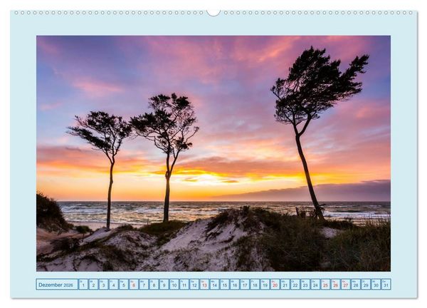Produktbild: Fischland-Dar&szlig;-Zingst (hochwertiger Premium Wandkalender 2026 DIN A2 quer), Kunstdruck in Hochglanz