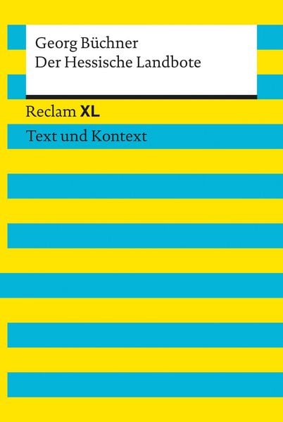 Produktbild: Der Hessische Landbote. Textausgabe mit Kommentar und Materialien