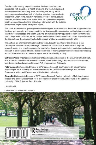 Produktbild: Innovative Approaches to Researching Landscape and Health
