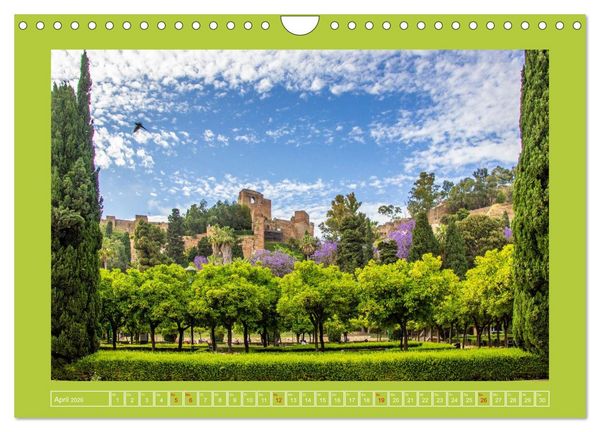 Produktbild: Ein Herz f&uuml;r M&aacute;laga (Wandkalender 2026 DIN A4 quer), CALVENDO Monatskalender