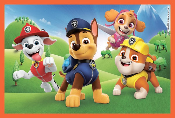 Produktbild: W&uuml;rfelpuzzle PAW PATROL 6 Teile