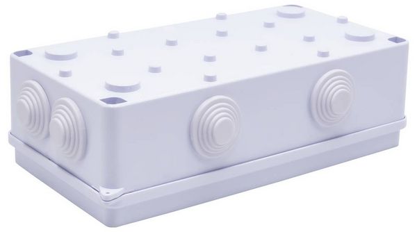 Produktbild: TRU COMPONENTS TC-RA 200x100x70 TC-10239052 Installations-Geh&auml;use ABS Kunststoff Wei&szlig; 1St.