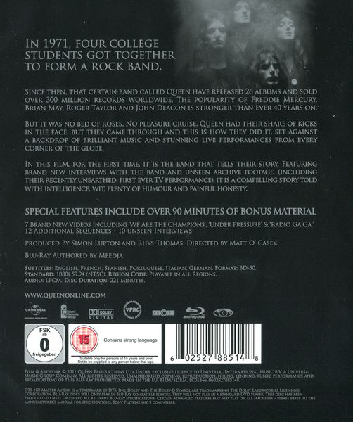 Produktbild: Queen - Days of our Lives/The Definitive Documentary of the World's Greatest Rock Band