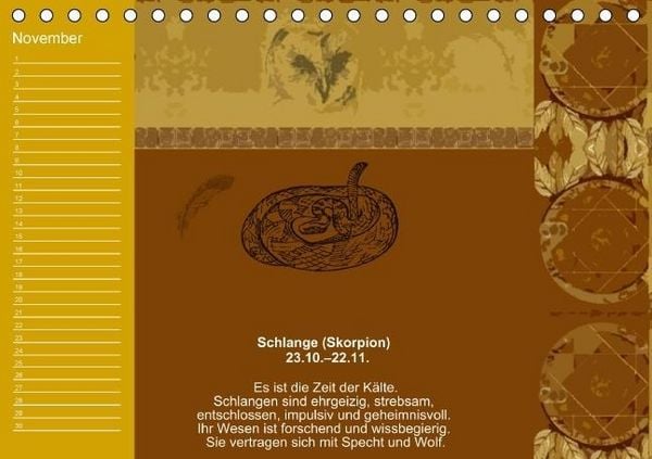 Produktbild: Indianisches Horoskop / Geburtstagskalender (Tischkalender immerw&auml;hrend DIN A5 quer)