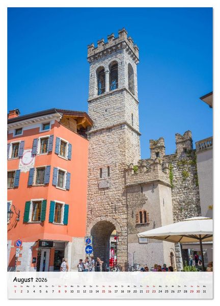 Produktbild: Riva del Garda ... und die Ponalestra&szlig;e (Wandkalender 2026 DIN A3 hoch), CALVENDO Monatskalender