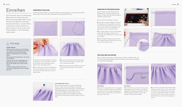 Produktbild: Kleidung N&auml;hen. Vom richtigen Ma&szlig;nehmen bis zum perfekten Saum: Das umfassende Handbuch mit &uuml;ber 150 Techniken.