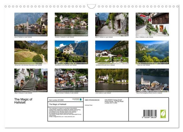 Produktbild: The Magic of Hallstatt (Wall Calendar 2027 DIN A3 landscape), CALVENDO 12 Month Wall Calendar