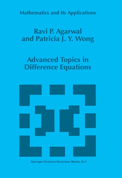 Produktbild: Advanced Topics in Difference Equations