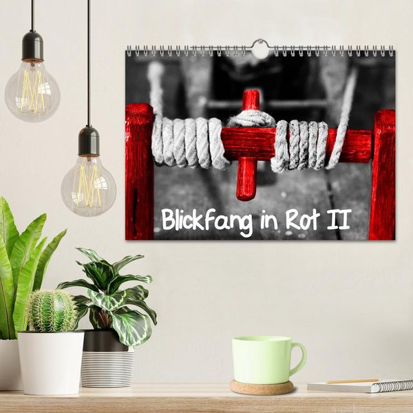 Produktbild: Blickfang in Rot (Wandkalender 2026 DIN A4 quer), CALVENDO Monatskalender