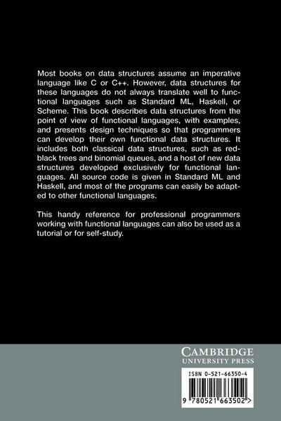 Produktbild: Purely Functional Data Structures