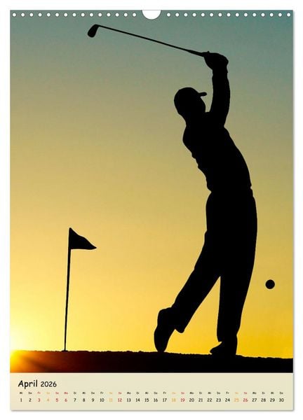Produktbild: Golf Leidenschaft (Wandkalender 2026 DIN A3 hoch), CALVENDO Monatskalender