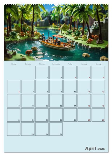 Produktbild: Schiffe, Fische und Piraten (Wandkalender 2026 DIN A2 hoch), CALVENDO Monatskalender